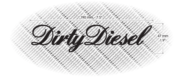 DIRTY DIESEL Sticker - Image 2