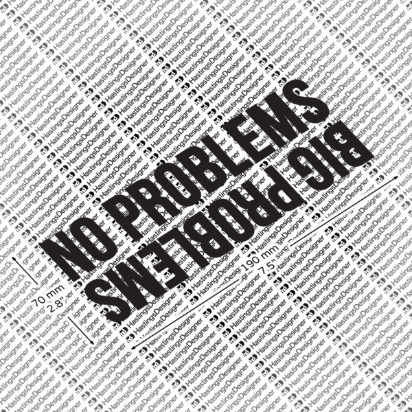 NO PROBLEMS Sticker - Image 2