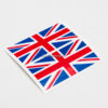 2x UK BRITISH UNION JACK FLAG Stickers