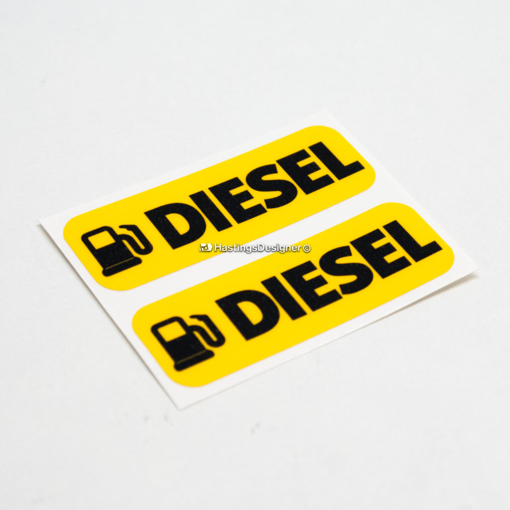2x DIESEL FUEL Stickers – stickrs.uk