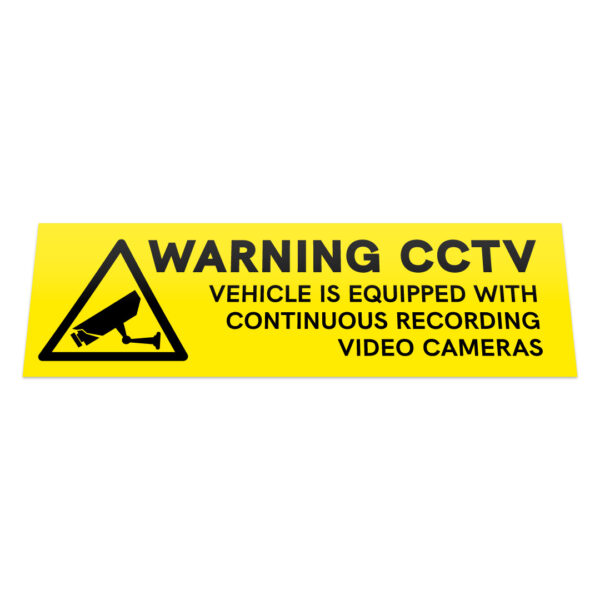 Warning Cctv Video Cameras Sticker