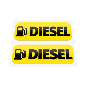 2x DIESEL FUEL Stickers