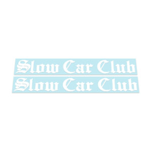 Slow Car Club Stickers