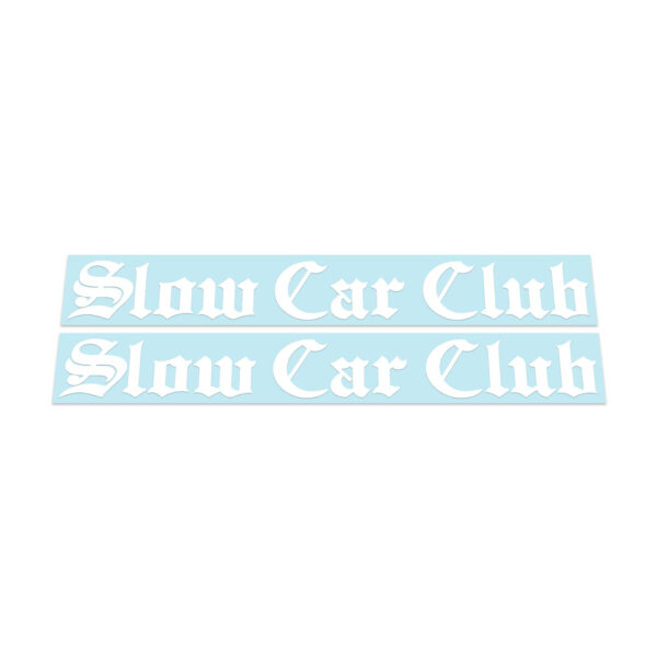 Slow Car Club Stickers