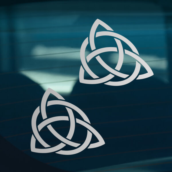 2x TRIQUETRA TRINITY KNOT Stickers - Image 2