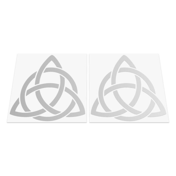 2x TRIQUETRA TRINITY KNOT Stickers