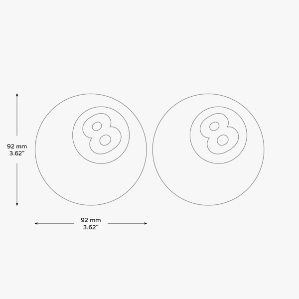 2X 8 Eight Ball Stickers - Image 3