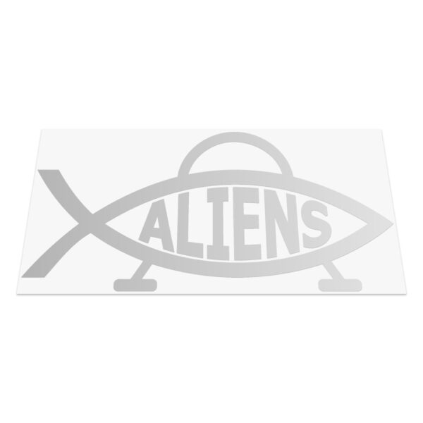 ALIENS SPACESHIP Sticker