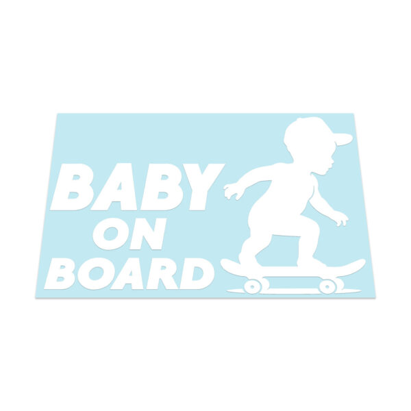 BABY ON BOARD SKATE Sticker