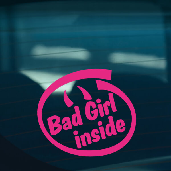 Bad Girl Inside Sticker - Image 2
