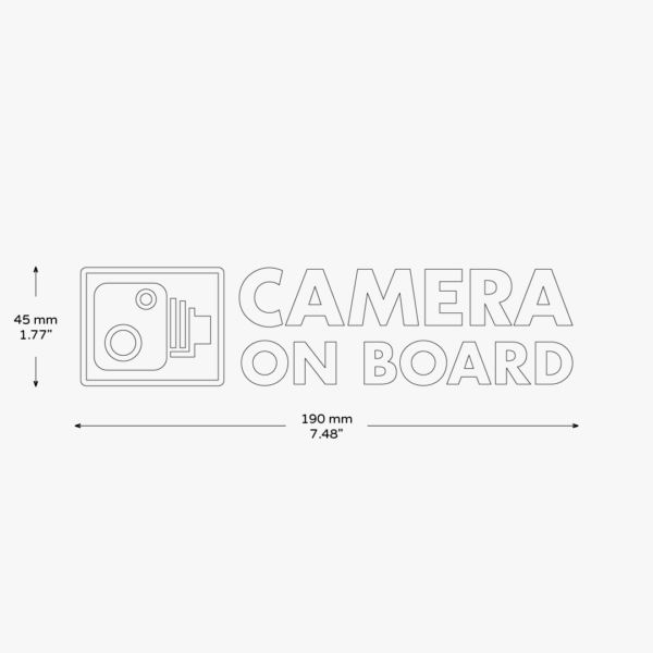 CAMERA ON BOARD Sticker - Image 3
