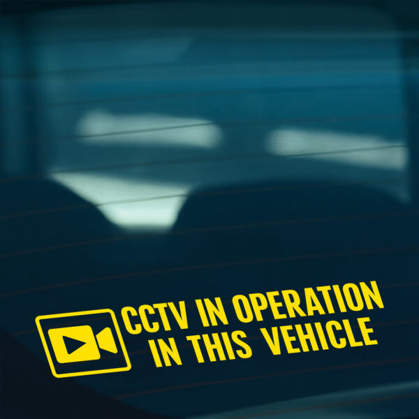 Cctv In Operation In This Vehicle Sticker - Image 2