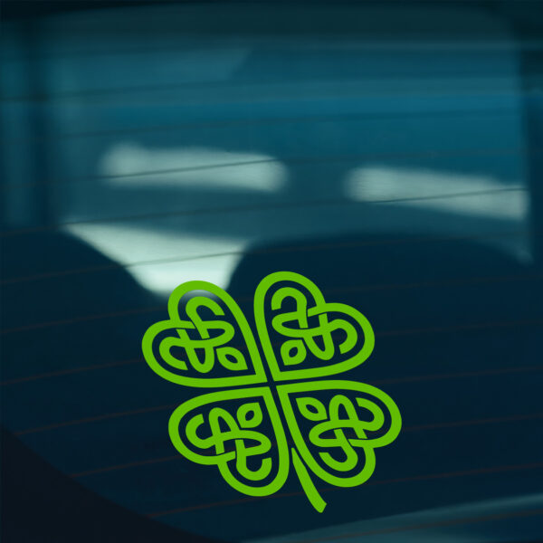 Four Leaf Clover Sticker - Image 2