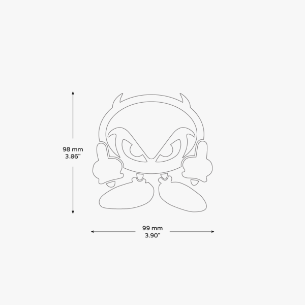 Devil Man Sticker - Image 3
