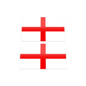 2x ENGLAND FLAG Stickers