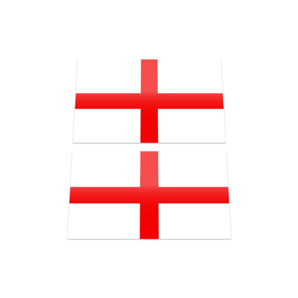 2x ENGLAND FLAG Stickers