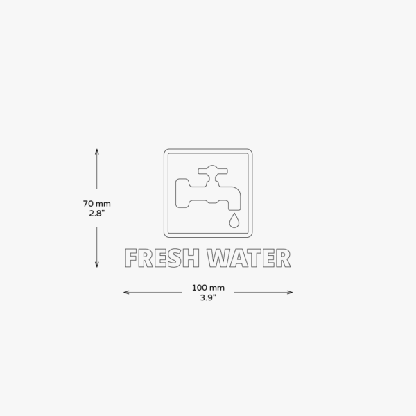 Fresh Water Sticker - Image 3