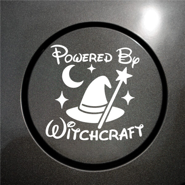 Fuel Cover Powered By Witchcraft Sticker - Image 2