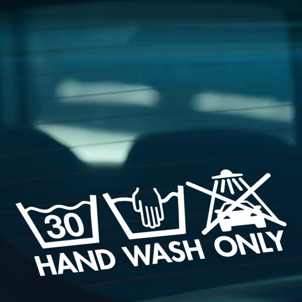 Hand Wash Only S2 Sticker - Image 2