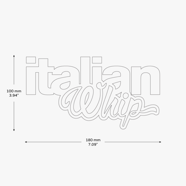 Italian Whip Sticker - Image 3