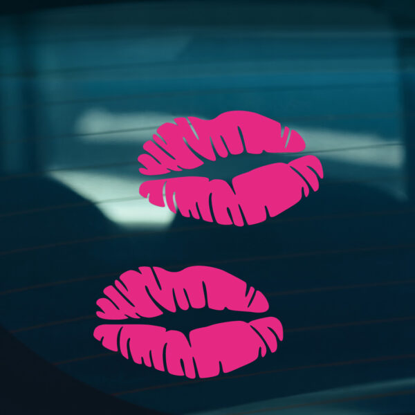 2X Lips Stickers - Image 2