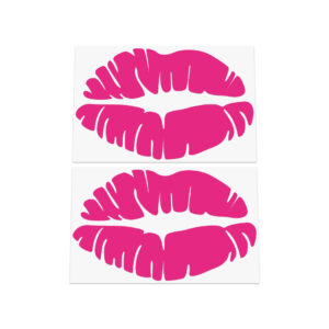 2X Lips Stickers