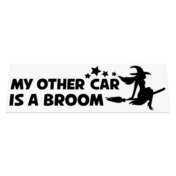 My Other Car Is A Broom Sticker