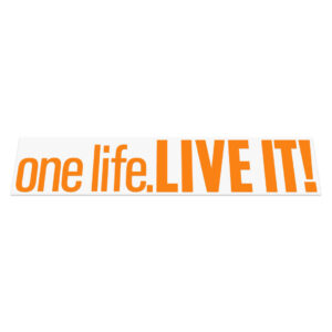 One Life Live It Sticker