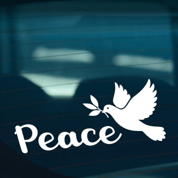 Peace Dove Sticker - Image 2