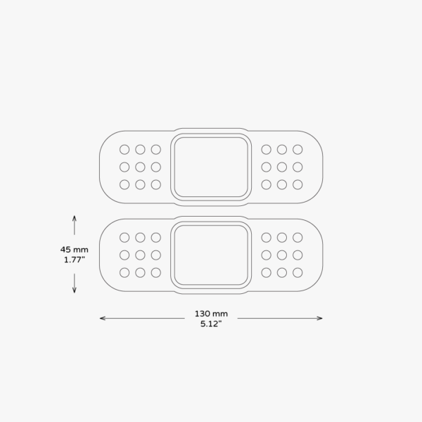 2X Plaster Stickers - Image 3