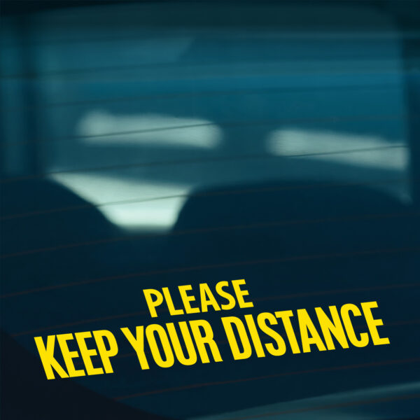 Please Keep Your Distance Sticker - Image 2