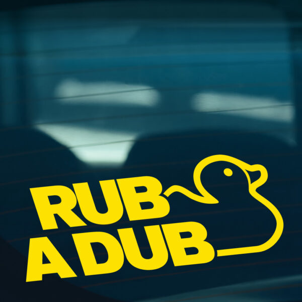 Rub A Dub Duck Sticker - Image 2