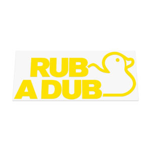 Rub A Dub Duck Sticker