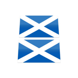 2x SCOTLAND FLAG Stickers