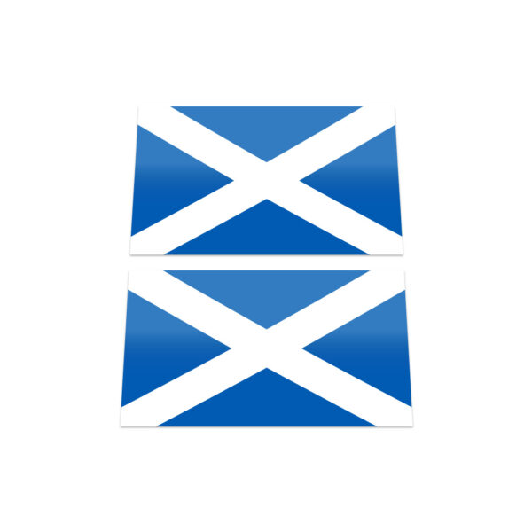 2x SCOTLAND FLAG Stickers