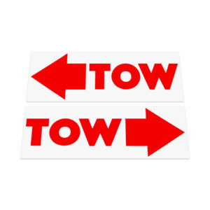 2X Tow Arrow Stickers