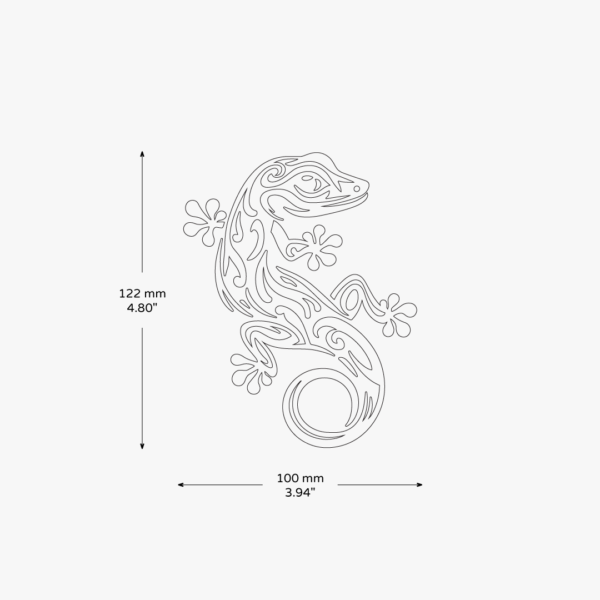 Gecko Lizard S2 Sticker - Image 3