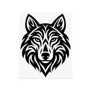 Tribal Wolf Sticker